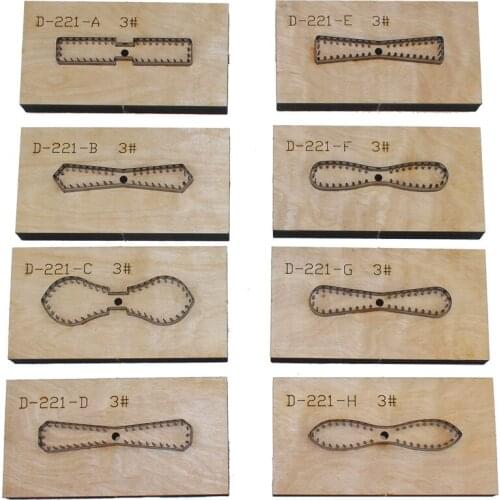 1pcs Japanese steel knife rule die-cutting steel punching zipper cutting die leather craft leather cutting machine wood mold