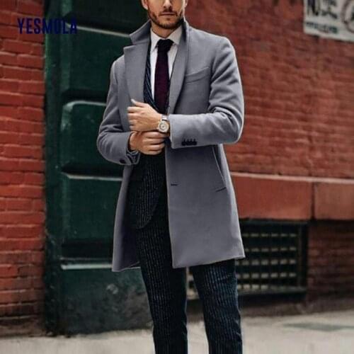 Мужские двубортные пальто YESMOLA China At AliExpress