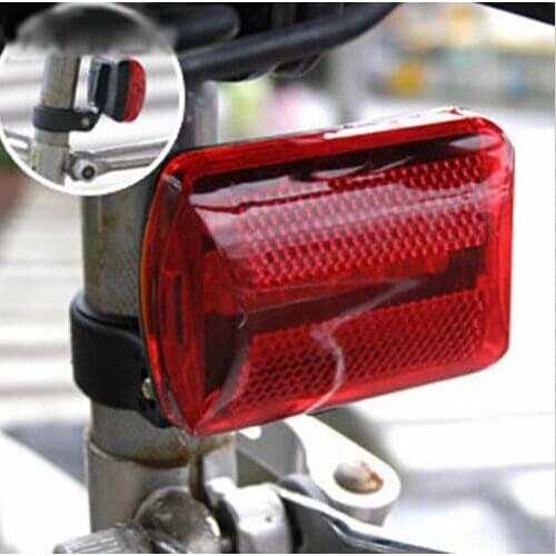 Waterproof Bike Bicycle 5 LED Rear Tail Light Lamp Bulb Red Back Cycling Safety Warning Flashing Lights Reflector Accessories