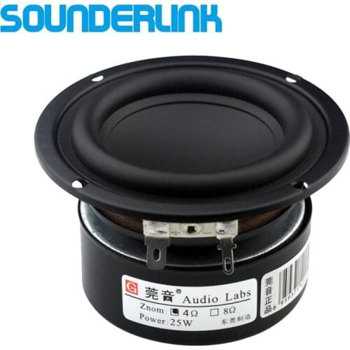 1 PC Sounderlink Audio Labs 3'' 25W subwoofer woofer bass raw speaker driver 4 Ohm 8Ohm for DIY home theater monitor audio