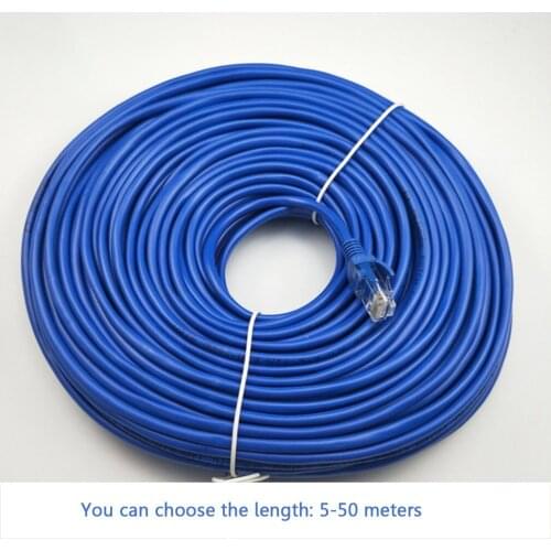 100FT 5/10/15/20/25/30/50M CAT5 CAT5E Ethernet Internet RJ45 LAN Cable Cord Wire Male Connector Reticle Patch Cable Router