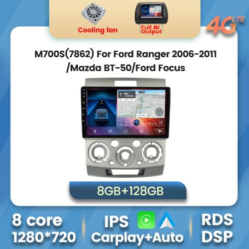 HD Android System Car Multimedia Radio Navigation Player for Ford Everest Ranger 2006-2011 Mazda BT-50 Stereo Head Unit Cam SWC