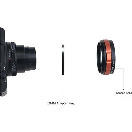 For SLR Camera Accessories Practical Camera Macro Lens 52MM Adapter Ring Shooting External Camera Lens
