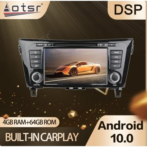 Android 10.0 64G Car Radio GPS Navigation For Nissan X-TRAIL/Qashqai 2014+ Car Audio Multimedia Screen Stereo Recorder Head Unit