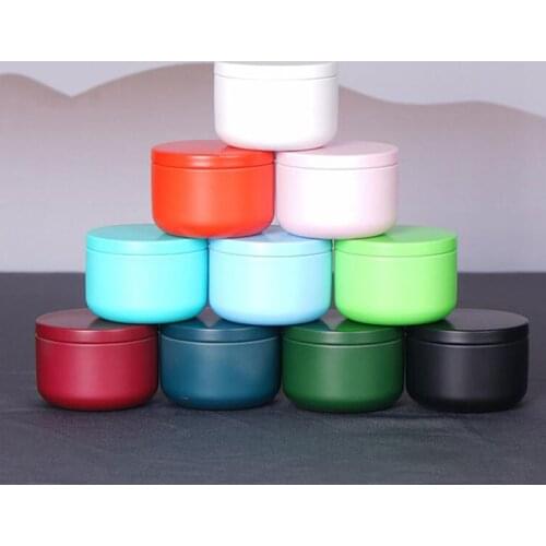 1 piece New Style Colorful Portable Sealed Moisture-Proof Tea Can Candy Gift Box Jewelry Storage Jar 5.3*3.7cm