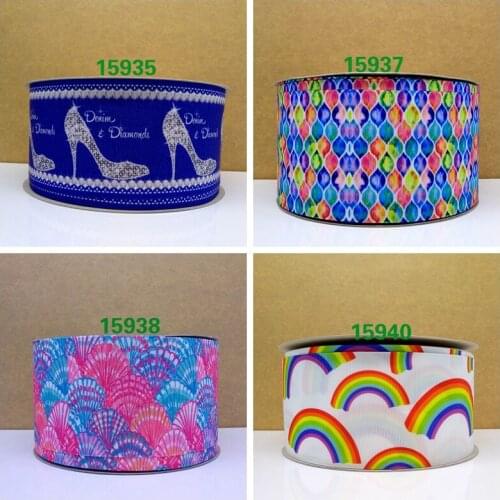 Free shipping 50 yard ballet printed grosgrain ribbon 15947