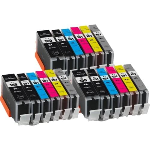 BLOOM PGI 150 CLI 151 compatible ink cartridge for canon PIXMA MG6310 MG7110 MG7510 Ip8710 Printer