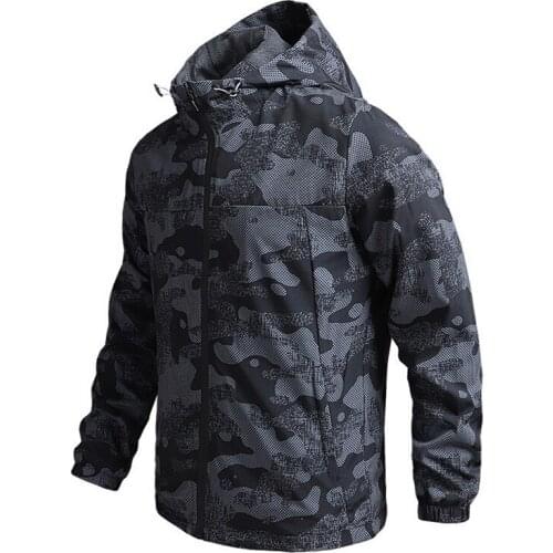 DQIYU Mens Camouflage Jackets