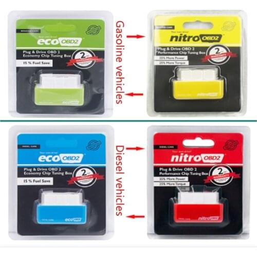 Eco OBD2 ECU Chip Tuning Box for Vehicles Automobile Fuel Lifting Power Universal Car Economizer Accessories