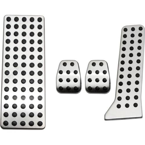 Stainless Steel Car Pedal Pad Covers For Mazda 2 3 6 CX3 CX4 CX5 CX9 Manual Automatic Transmission