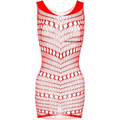 Sissy Mini Dress Mens Sexy Lingerie Plus Size Men Erotic Husband Sleepwear Mesh Hollow Dot Nightgown Gay Club Party Nightdress