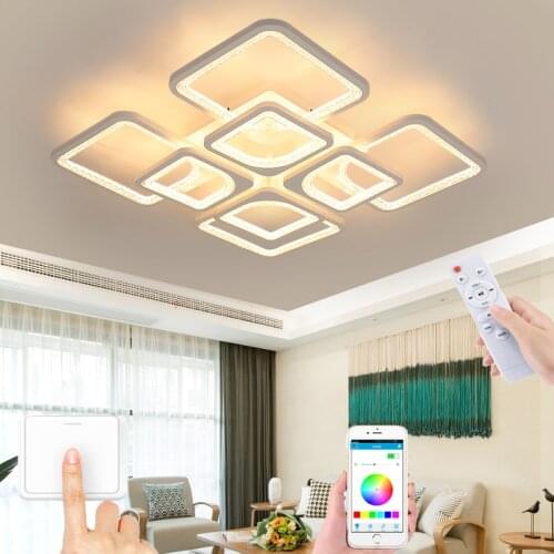 Nordic minimalist LED chandelier living room bedroom ceiling lamp modern apartment hotel lobby lighting