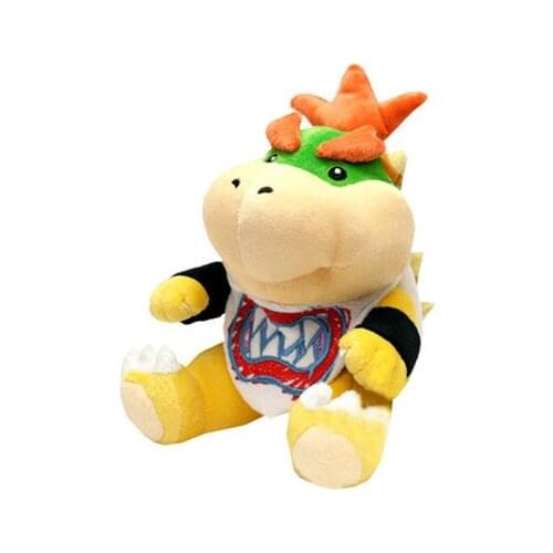 New Cute Classical Game Super Mario Bowser Jr. Plush 18CM Kids Stuffed Toys For Children Gifts