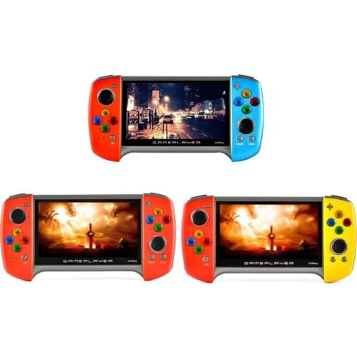 2020 New X19 Plus Handheld Game Console 5.1 Inch Large Screen 1000 Classic Games L4MD