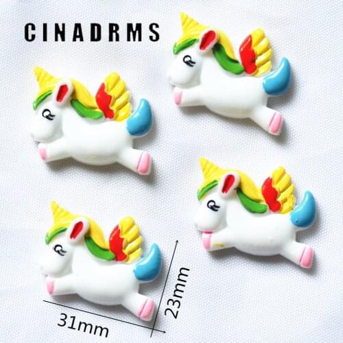 New Arrival 31mmX23mm unicorn scrapbooking embellishments,resin unicorn cabochons,Flatback unicorn decoration