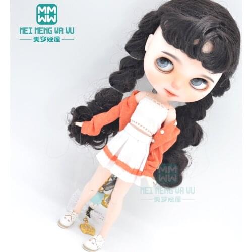 1pcs Blyth Doll Clothes fashion T-shirts, dress, sneakers for Blyth Azone OB23 OB24 1/6 doll accessories