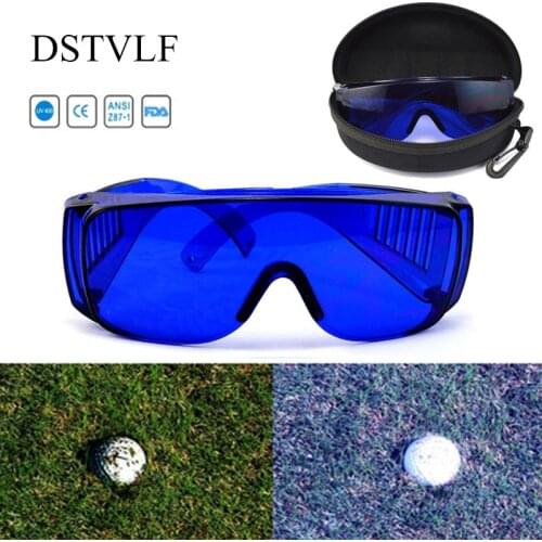 Factory wholesale New Blue Children/Caddy Quickly Finds The Ball Goggles Golf Ball Finder Glasses Golf Ball Locating Glasses