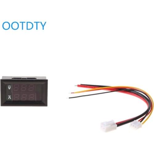 Digital Voltmeter Ammeter DC100V 10A Panel Amp Volt Voltage Current Meter Tester