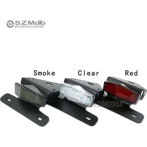 Motorcycle License Plate Holder frame LED Light For HONDA XR 250R/400R XR250R XR400R 1996-2003 Motorcycle parts