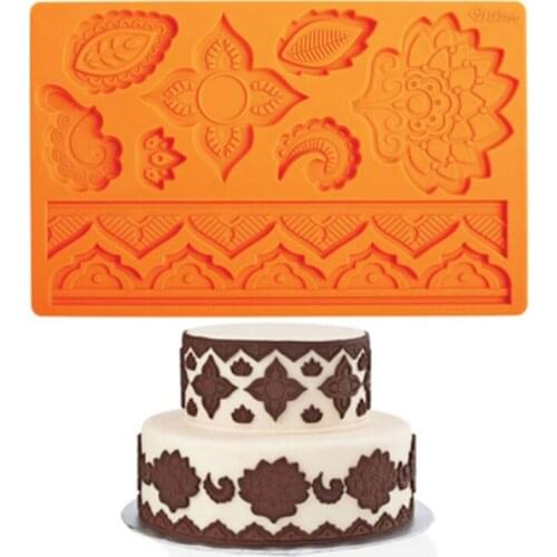 Totem Relief Molds Fondant Cake Decorating Tools Silicone Molds Sugarcrafts Chocolate Baking Tools For Cakes Gumpaste Form