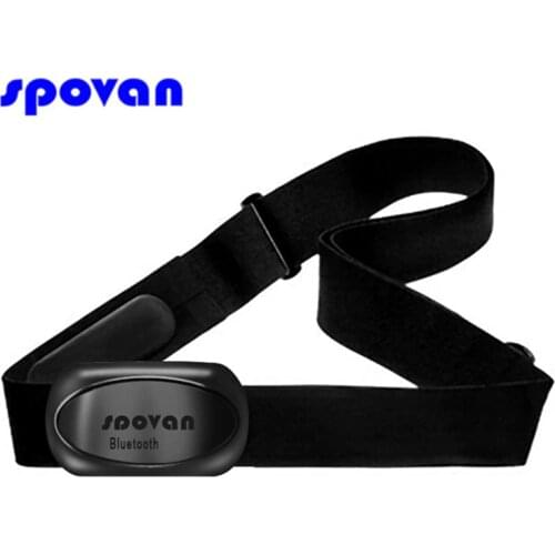 SPOVAN Wireless Bluetooth Heart Rate Monitor Chest Strap Belt for iPhone iPad Android 4.3 Smartphones & Smart Sport Watches 2020