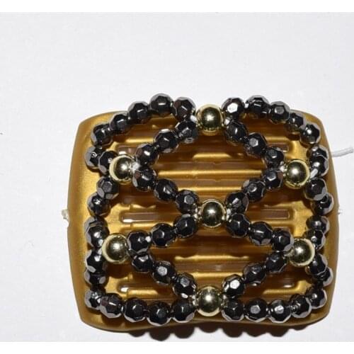 Dark colour polyhedral beads small size magic comb 20 pcs/lot Easy to Use for young&old