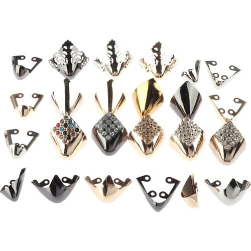 1Pair Shoes Toe Protection Metal Material Shoes Clips for Decorations High Heels Shoe Broken Reapair Accessories