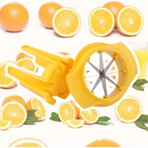1PC Lemon Lime Orange Slicer Wedger Cutter Squeezer Fruit Garnish Peelers Splitter Kitchen Tool Creative Orange Easy KX 021