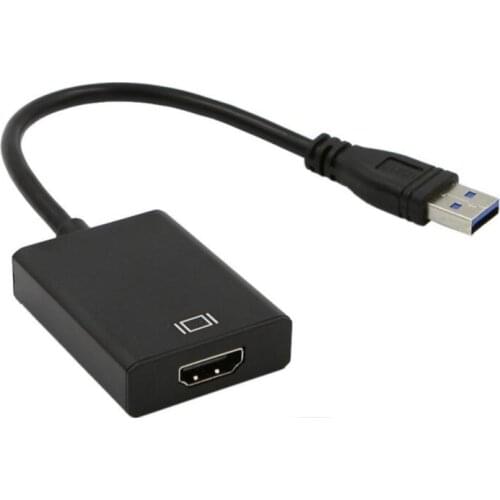 20pcs USB 3.0 Cable To HDMI Converter Graphic Adapter Multi Display HDMI Cable for PC Notebook Projector HDTV HD 1080P