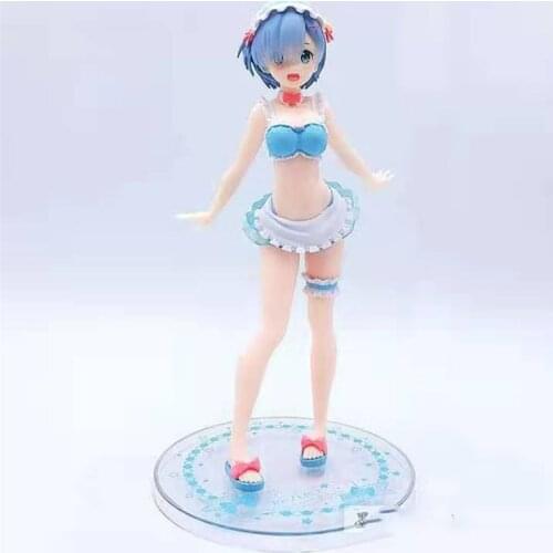 Anime Sexy Figure Re:Life in a different world from zero Rem Swimsuit Ver. PVC Action Figure Collectible Model Toys Doll 23cm