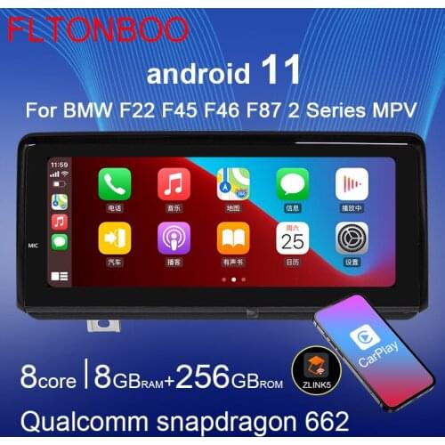 8.8'' IPS Android Car GPS Navigation Multimedia player for BMW F22 F45 F46 F87 2 Series MPV 2013-2019 X1 F48 2016-2017 4G LTE