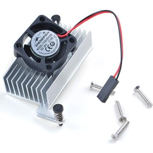 Free Ship Heat sink with fans 8 Nuclear A53 for guest artifact for NanoPi M3 alloy material Heatsink with heatsink Cooling paste