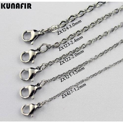Most thin chain 1.2mm cross chain 316L stainless steel necklace fashion women jewelry, small necklace 20pcs ZX427