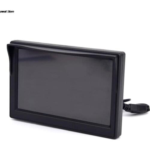 High resolution 5 inch TFT LCD Car Color HD Sucker Monitor Reverse Camera Car Security Monitor for Reverse Backup Parking Camera