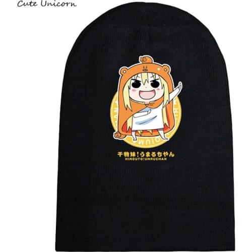 Himouto Umaru-chan autumn winter hat beanies unisex knitted cap casual hats for women hip hop Skullies anime beanie female gorro