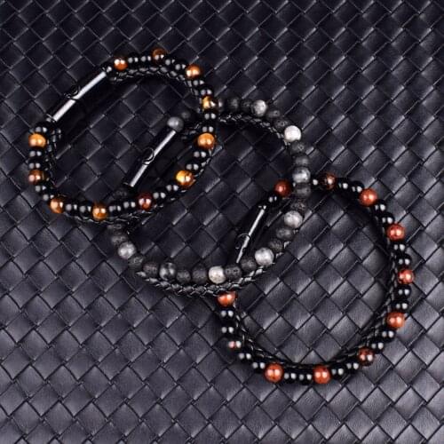 HOBBORN Leather Bracelets