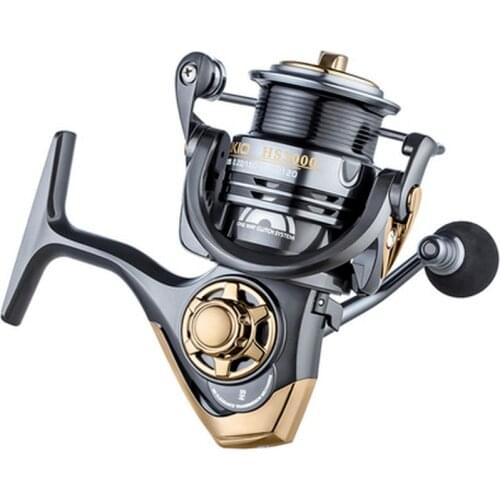 Deukio Fishing Reels Metal Spool Spinning Reel 7.1:1 High Speed Drag Carp Fishing Coils Ultra Light for Fishing Sea Feeder Reels