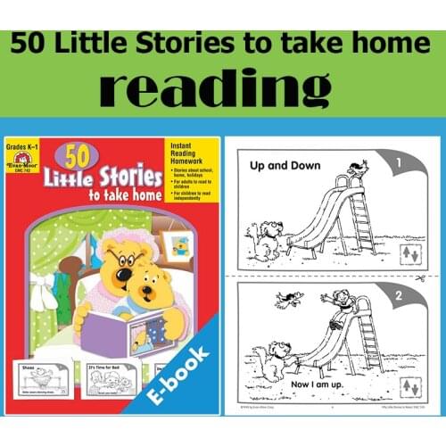50 Little Stories To Take Home Illustrated Story Book kids learning English reading books children instant reading homework