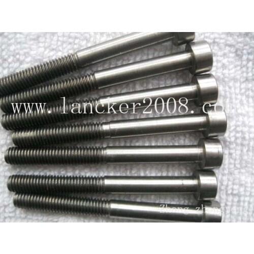 M10x1.5x60 Gr5 hexagon socket cap head titanium alloy screw DIN912