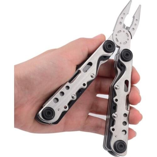 Multifunctional knife pliers outdoor portable folding tool pliers EDC pocket pliers stainless steel vise needle nose pliers