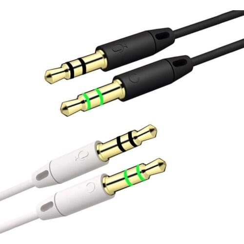 Mobile Phone Microphone One-two Audio Connector Cable Headphones Convert Computer Headset 3.5 Two-in-one Splitter