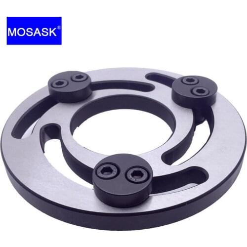 MOSASK 5 6 8 10 Inch CNC Lathe Chuck Machine Center Turning Cutting Tool Holders Adjustable Soft Jaw Boring Ring