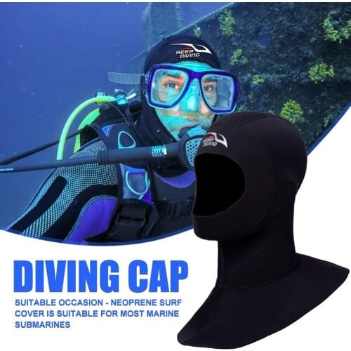 Diving Cap Neoprene Scuba Snorkeling Equipment Hat Hood Neck Cover Winter Swim Comfortable Warm Wetsuit Protect Hair New