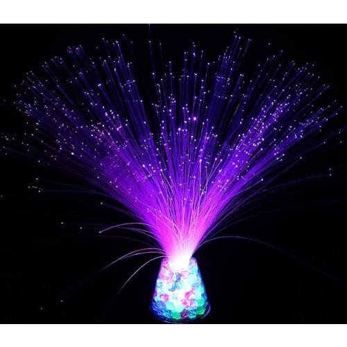 Colors Changing Relaxing Night Light As Christmas gifts Home Decoration Light LED Fibre Optic Light Starry Lamp New