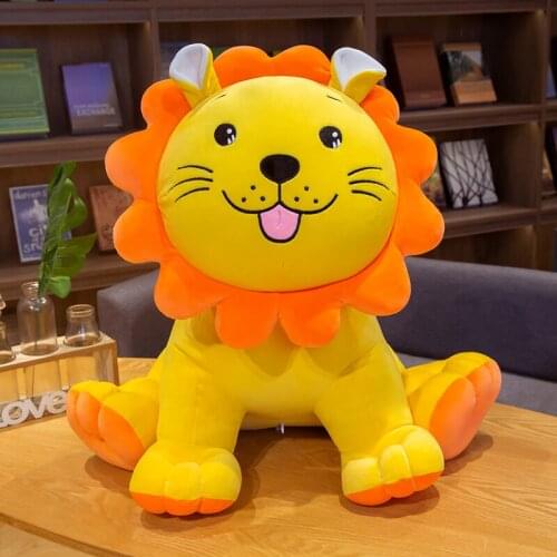 Sun Lion Plush Toy Animal Doll Soft and Cute Big Pillow Birthday Gift for Child Girlfriend Christmas Gift Home Decoration