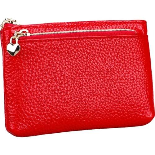 Casual Women Wallets Genuine Leather Lady housekeeper wallet car key bag holder multi-function ladies purse womens High quality