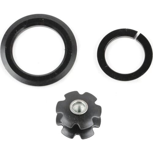 Bicycle headset base spacer crown race aluminum Tapered fork 1 1/2 straight fork 1 1/8 steer tube headset star nut OD28.6mm