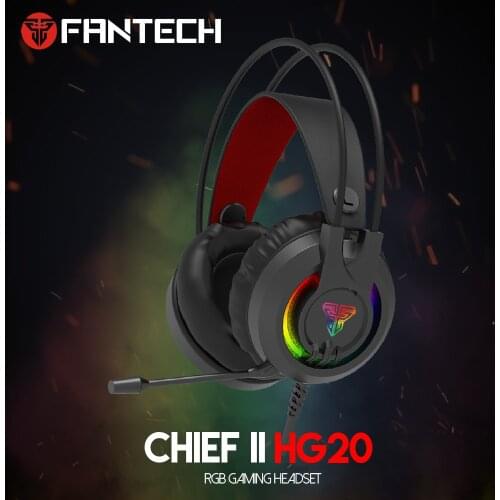 FANTECH HG20 PS4 Headset casque Wired PC Gamer Stereo Gaming Headphones with Microphone RGB Lights for XBox One Laptop PC Tablet