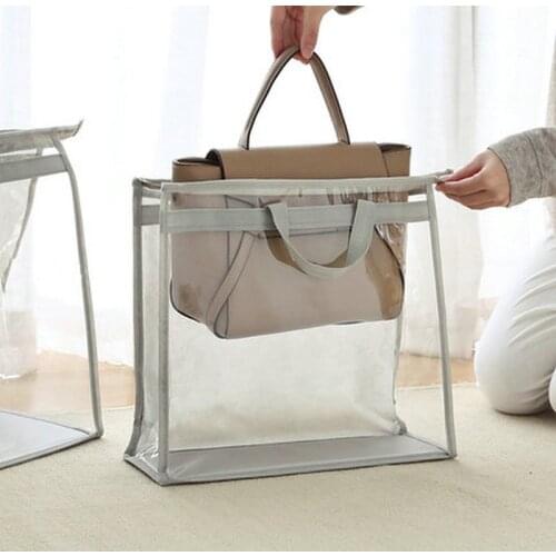 Transparent Moisture-proof Handbag Organizer Dust Covers Tote Bag Dust-proof Storage Bags For Women