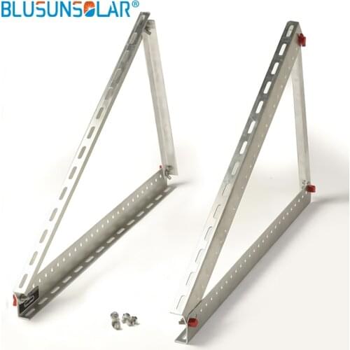 Adjustable Solar Panel Mount Mounting Brackets for 250W-300W solar panel Folding Tilt Legs Boat RV Roof 41 inch